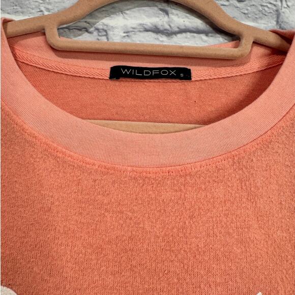 WILDFOX "Rose All Day" Sweater Small* - Picture 3 of 5